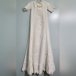 Edwardian vintage christening gown